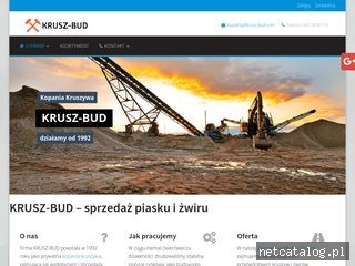 Zrzut ekranu strony krusz-bud.com