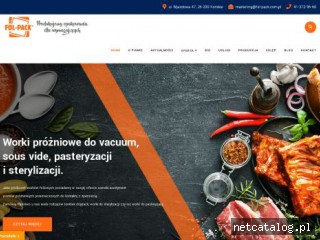 Zrzut ekranu strony fol-pack.com.pl