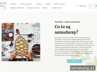 Zrzut ekranu strony Sensobox.pl