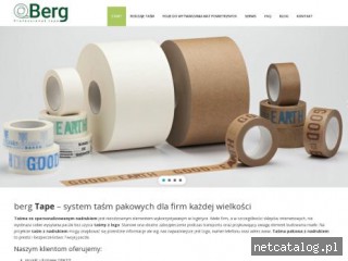 Zrzut ekranu strony berg-tape.com.pl