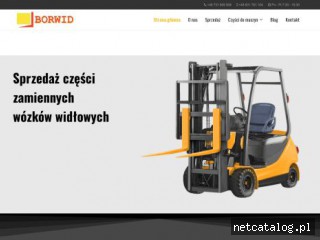 Zrzut ekranu strony www.borwid.pl