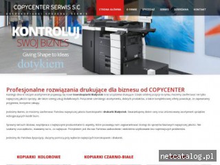 Zrzut ekranu strony copycenter.com.pl