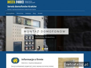 Zrzut ekranu strony deltaforce.com.pl