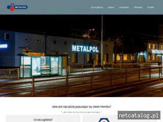 Zrzut ekranu strony metalpol.net.pl